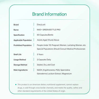 Diaryluck Advanced NAD+ Revita Capsule